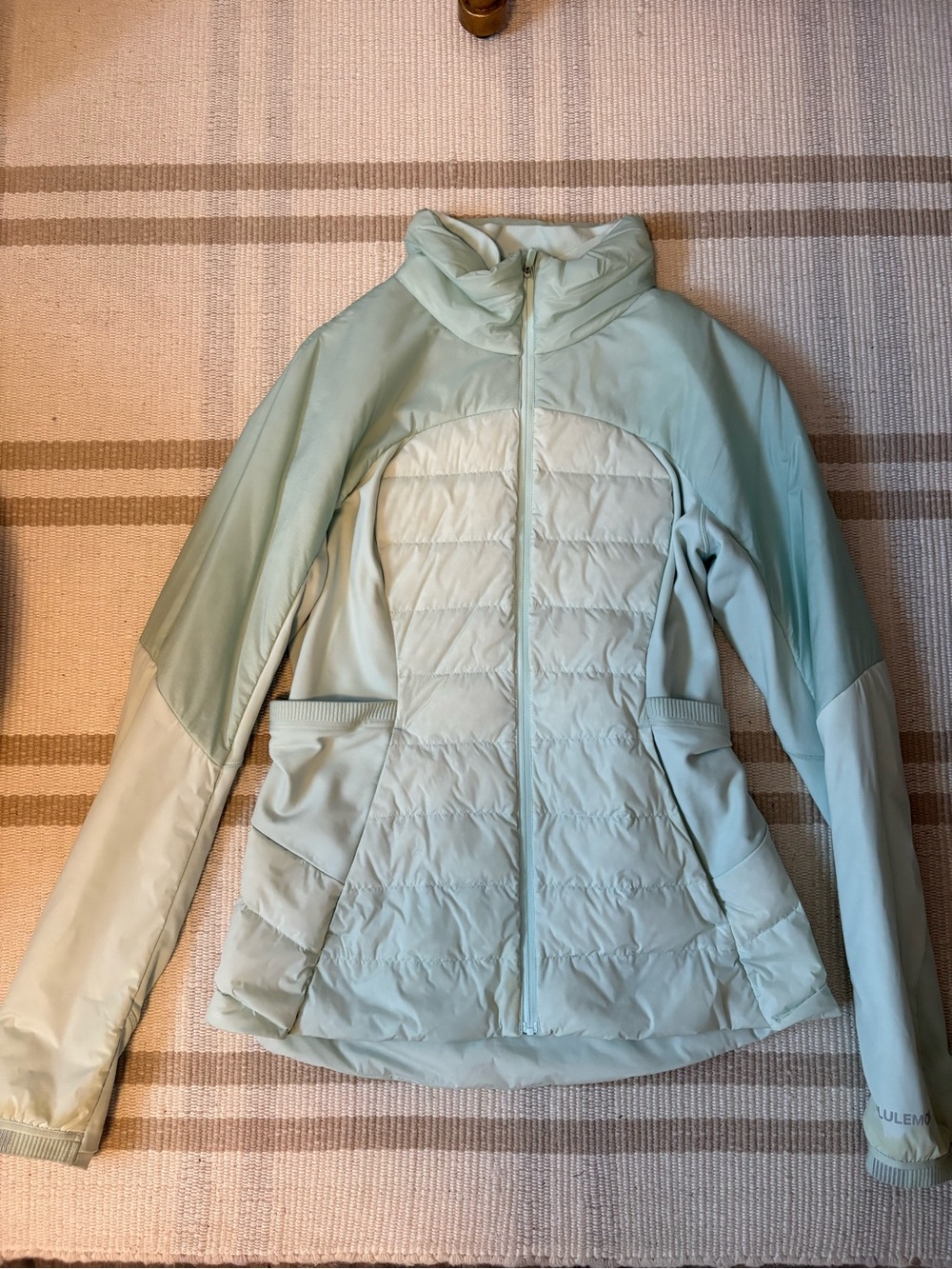 Light Mint Quilted Lululemon Jacket - Women's